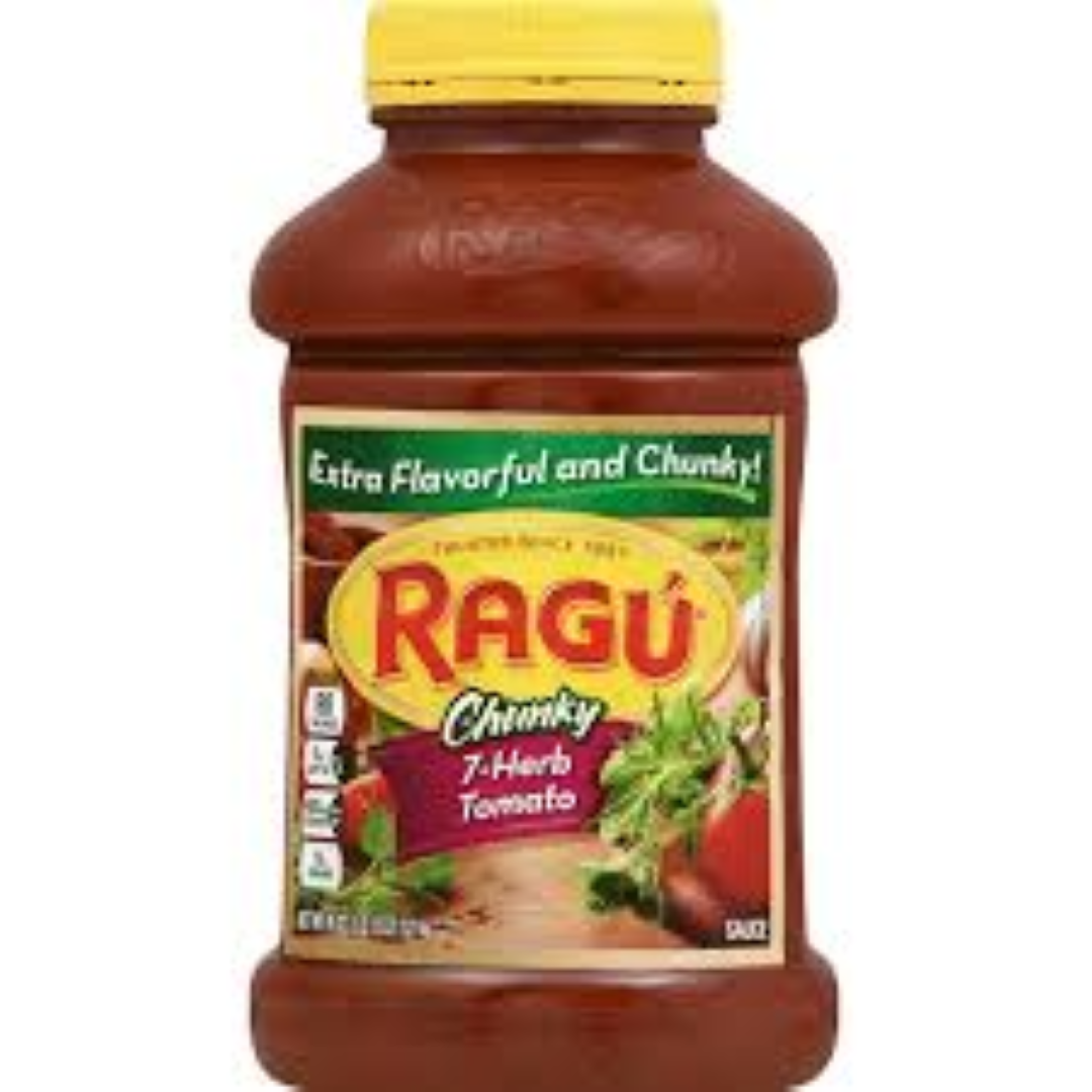 RAGU CHUNKY 7 HERB TOMATO SAUCE 24oz